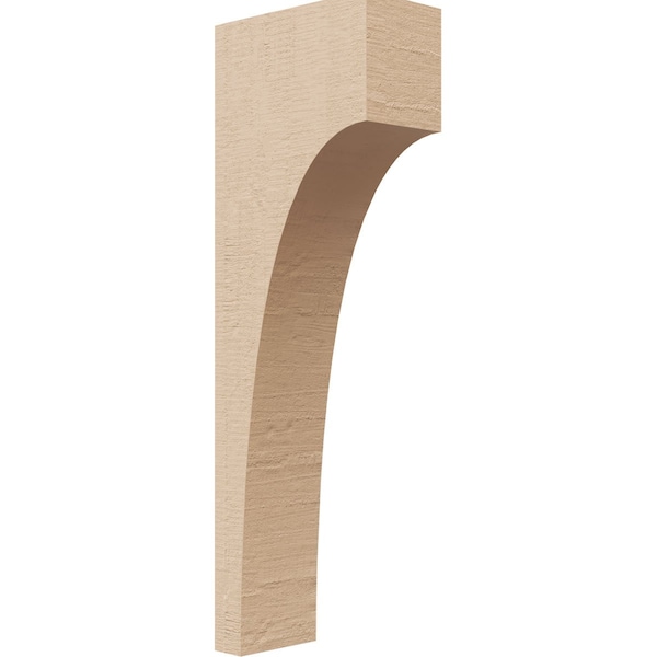 Ekena Millwork 2"W x 4"D x 12"H Thin Stockport Rough Cedar Woodgrain TimberThane Corbel, Primed Tan CORUR02X04X12STORCPR - main